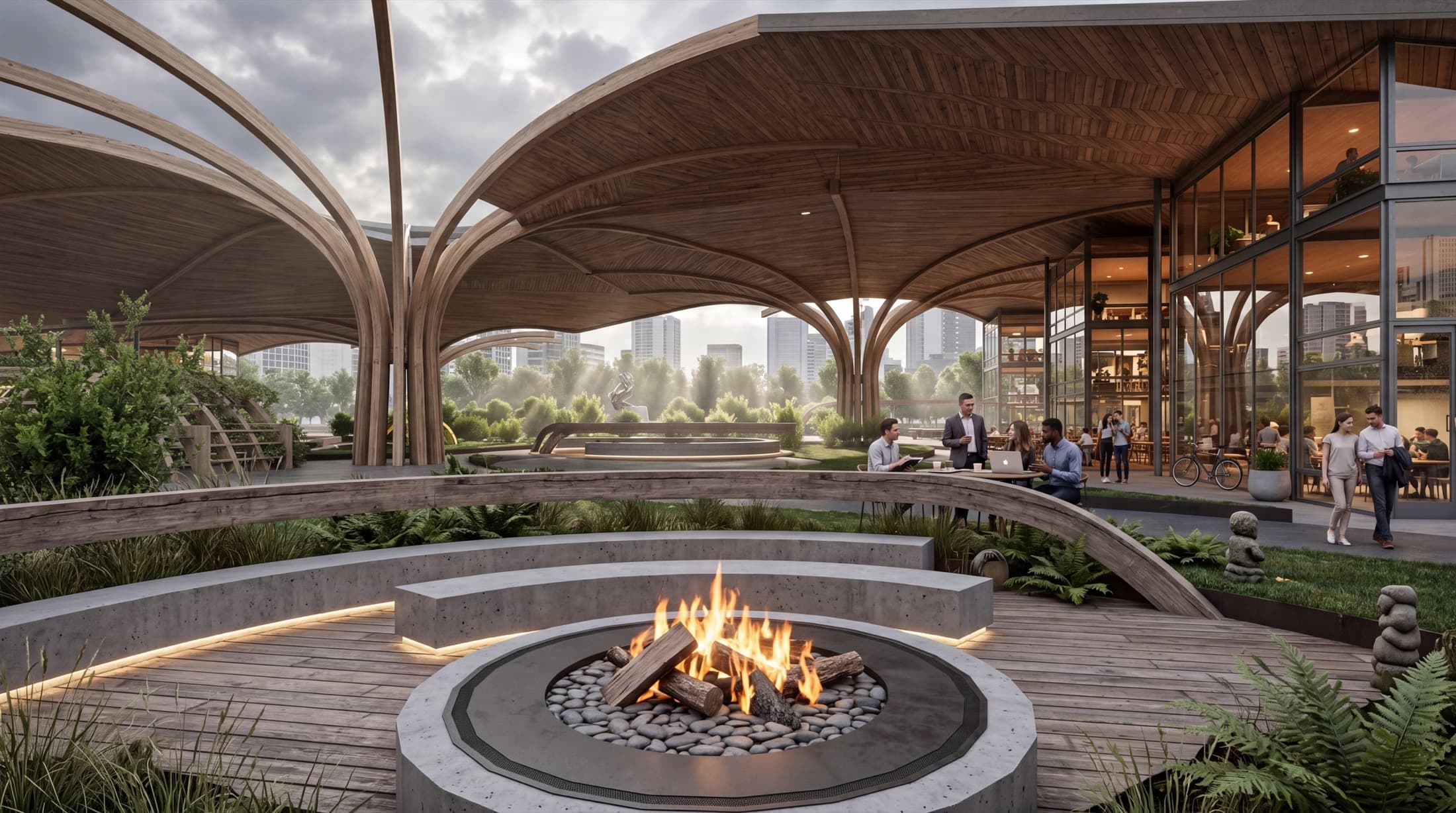 Gastronomía en Terraza Norte